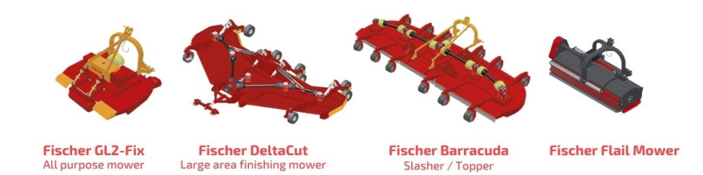 Fischer select range of commercial mowers